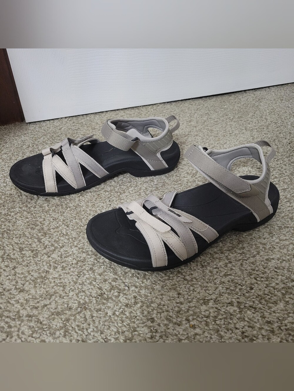 Teva Women's Tirra Black Birch Multi Sports Sandals, Size 9.5